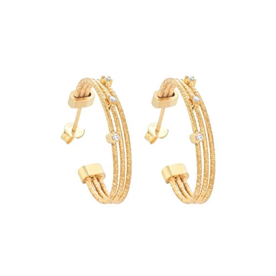 Earrings Marcello Pane Woman in Silver ORCE 017 - ORCE 017